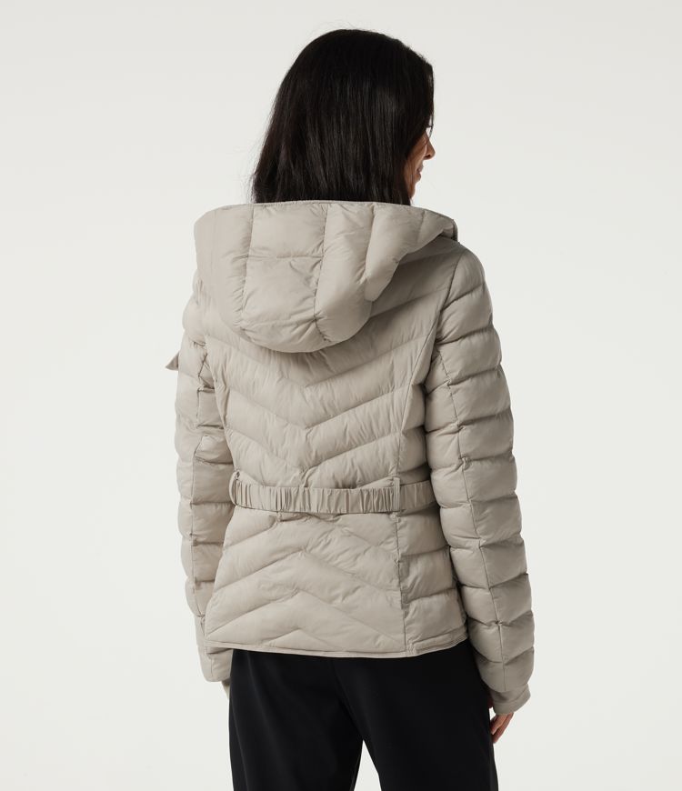 Silver Lining Hooded Long Sleeve Work Padded Jacket with Pockets / 2
