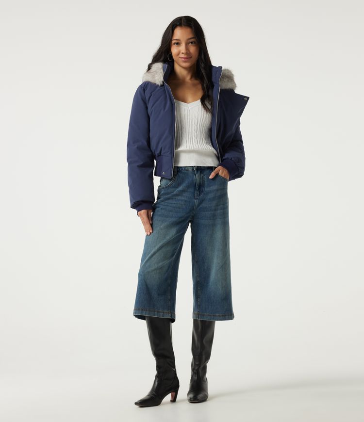 Hooded Long Sleeve Work Padded Jacket with Pockets