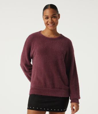 Round Neck Long Sleeve Casual Sweater