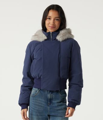 Hooded Long Sleeve Work Padded Jacket with Pockets
