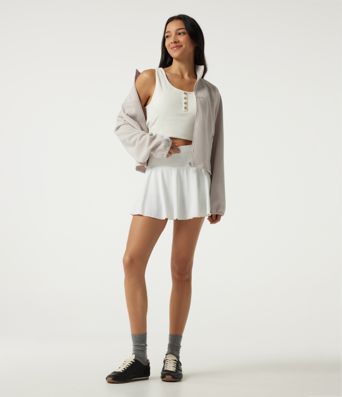 Stand Collar Raglan Long Sleeve Waffle Casual Windbreaker Jacket with Pockets