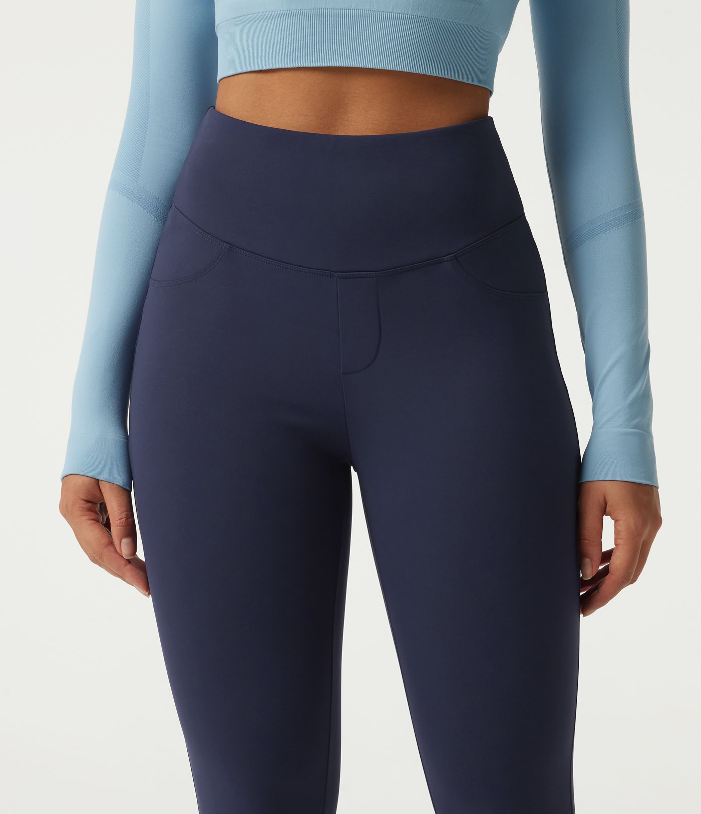 SoftlyZero™ Plush Thermal High Waisted Tummy Control Skinny Yoga Leggings with Pockets