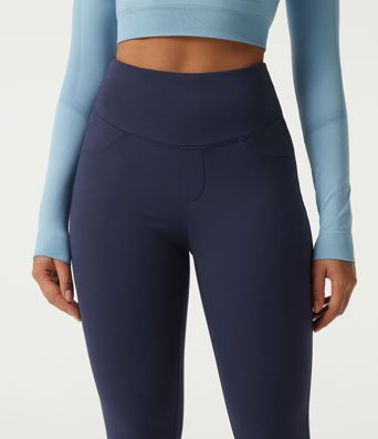 SoftlyZero™ Plush Thermal High Waisted Tummy Control Skinny Yoga Leggings with Pockets