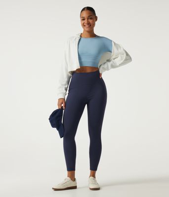 SoftlyZero™ Plush Thermal High Waisted Tummy Control Skinny Yoga Leggings with Pockets