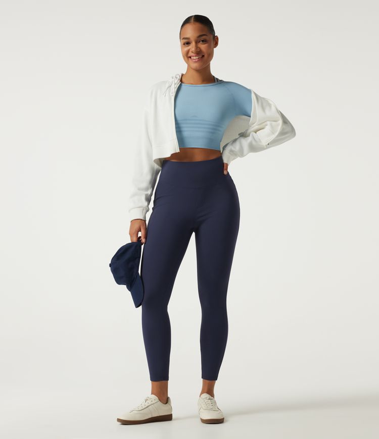 SoftlyZero™ Plush Thermal High Waisted Tummy Control Skinny Yoga Leggings with Pockets
