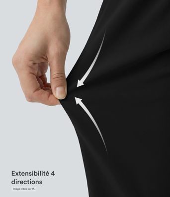 Pantalon barrel DayStretch taille haute avec poches