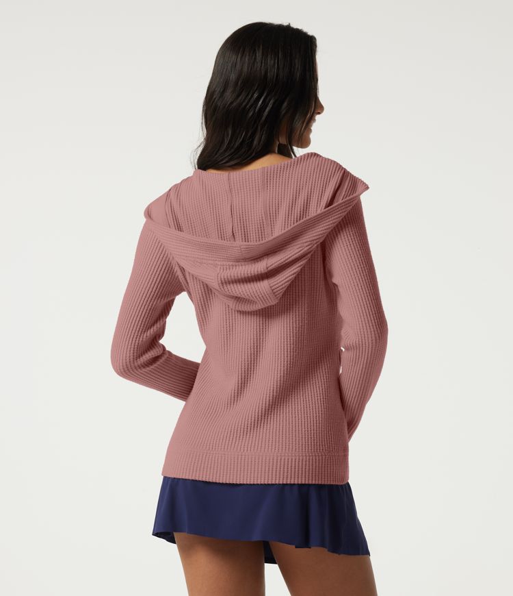 Hooded Long Sleeve Casual Jacket with Pockets Hooded Long Sleeve Casual Jacket with Pockets