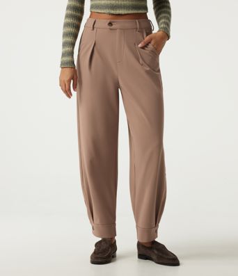 Halara Flex™ DayStretch High Waisted Straight Leg Work Pants with Pockets