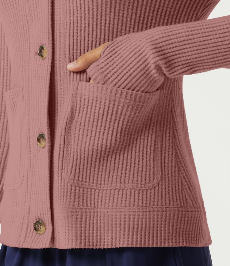 Hooded Long Sleeve Casual Jacket with Pockets Hooded Long Sleeve Casual Jacket with Pockets