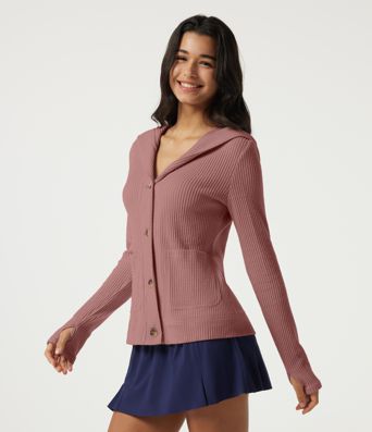 Hooded Long Sleeve Casual Jacket with Pockets Hooded Long Sleeve Casual Jacket with Pockets