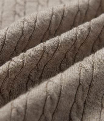 Henley Neck Cable Stitch Long Sleeve Work Sweater Henley Neck Cable Stitch Long Sleeve Work Sweater