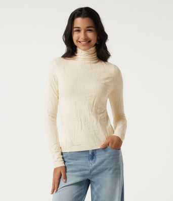 High Neck Long Sleeve Slim Work Sweater High Neck Long Sleeve Slim Work Sweater