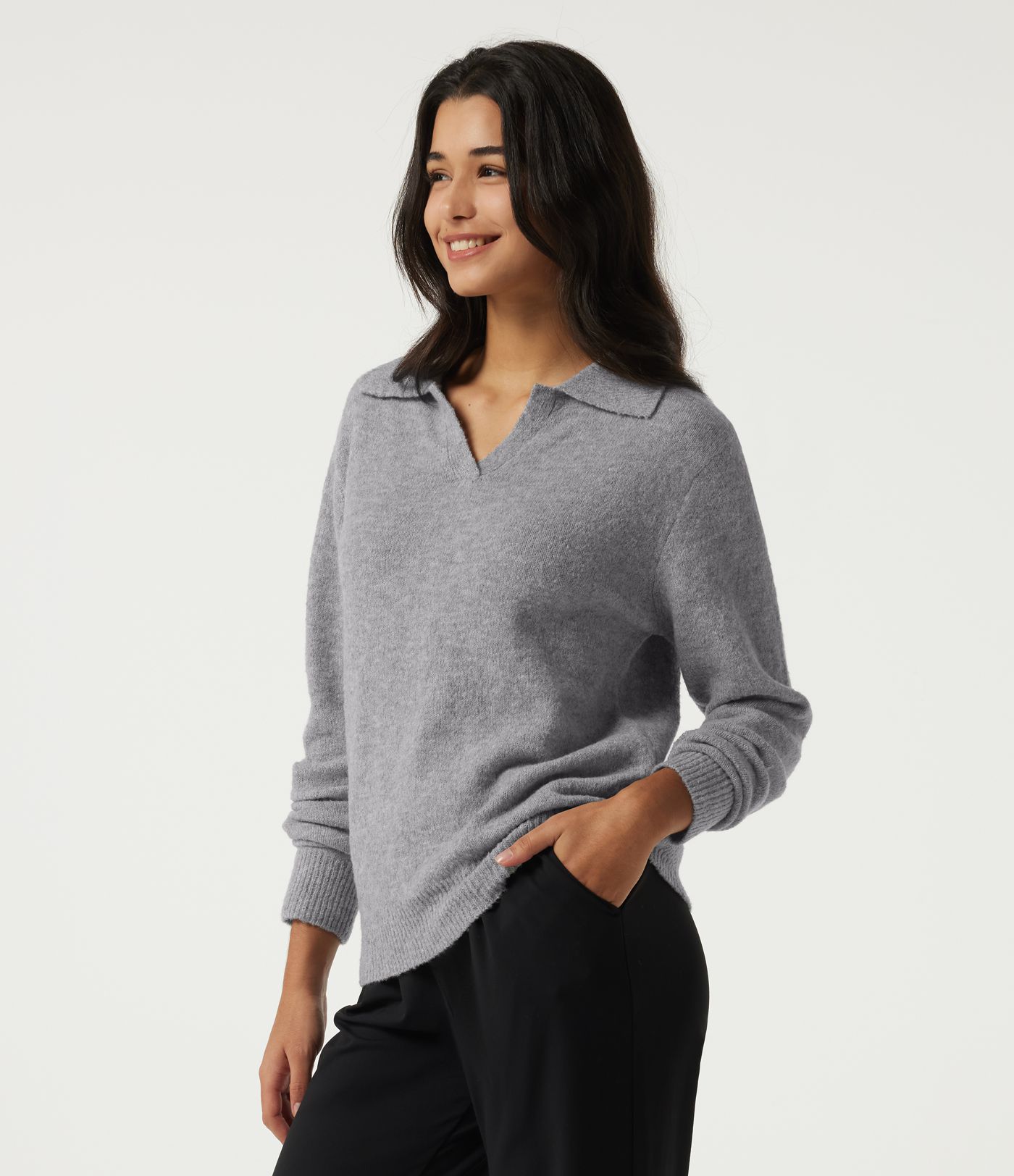 Polo Long Sleeve Work Sweater Polo Long Sleeve Work Sweater