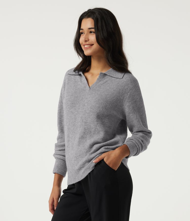Polo Long Sleeve Work Sweater Polo Long Sleeve Work Sweater