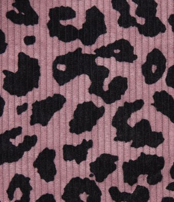 Stand Collar Long Sleeve Leopard Print Casual Top