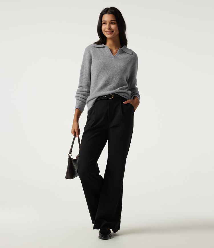 Polo Long Sleeve Work Sweater Polo Long Sleeve Work Sweater