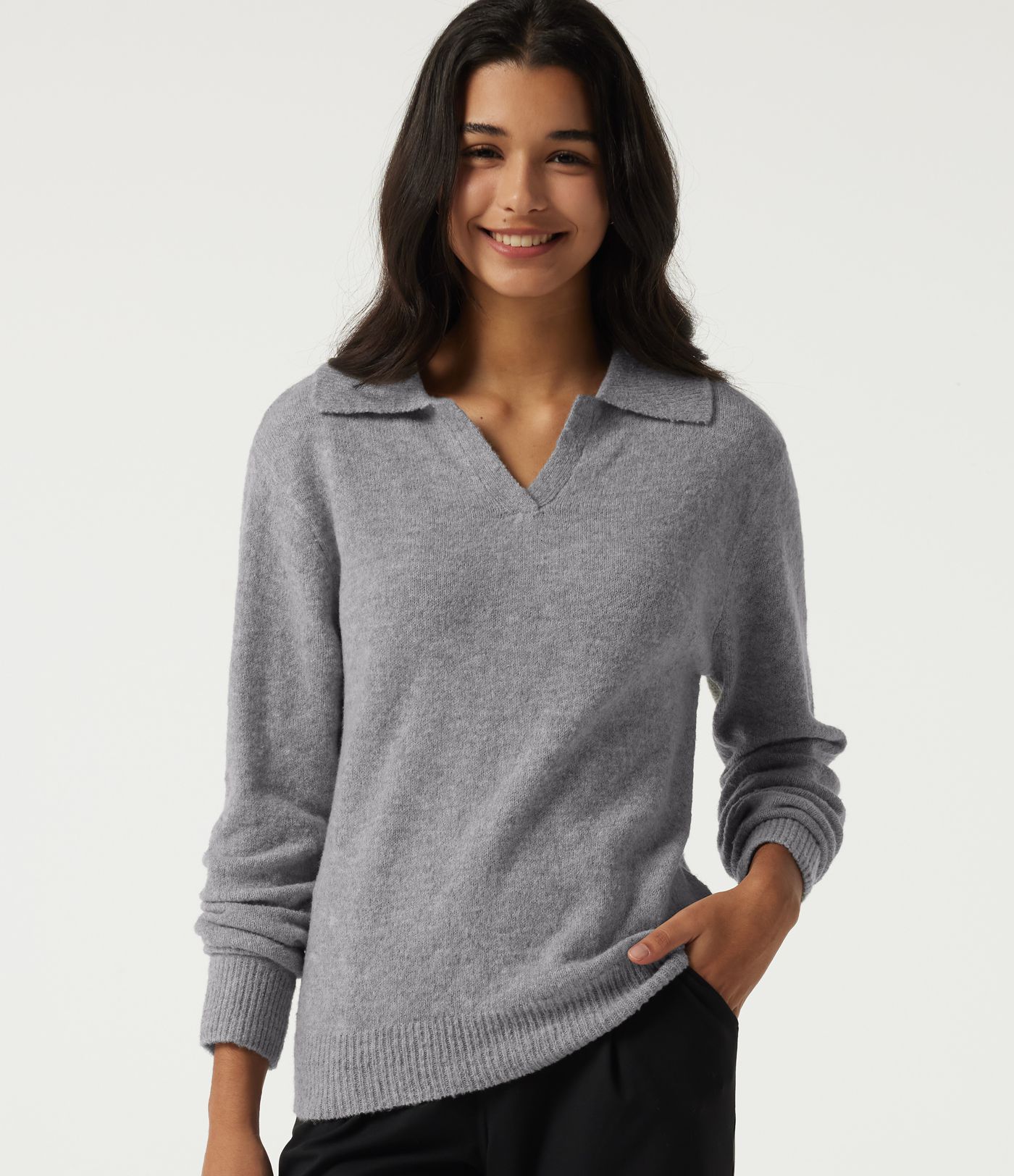 Polo Long Sleeve Work Sweater Polo Long Sleeve Work Sweater