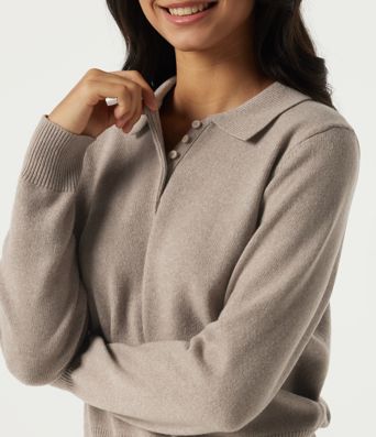Polo Long Sleeve Work Sweater