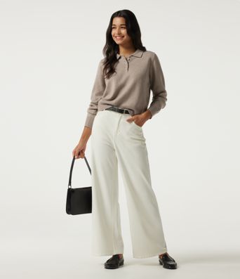 Polo Long Sleeve Work Sweater