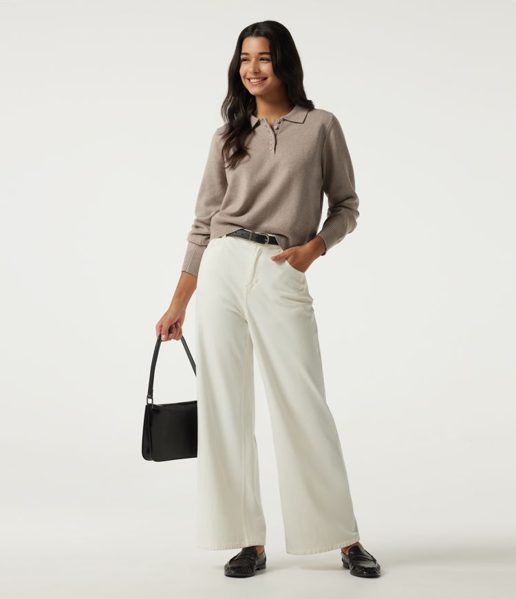 Polo Long Sleeve Work Sweater