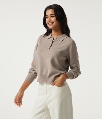 Polo Long Sleeve Work Sweater