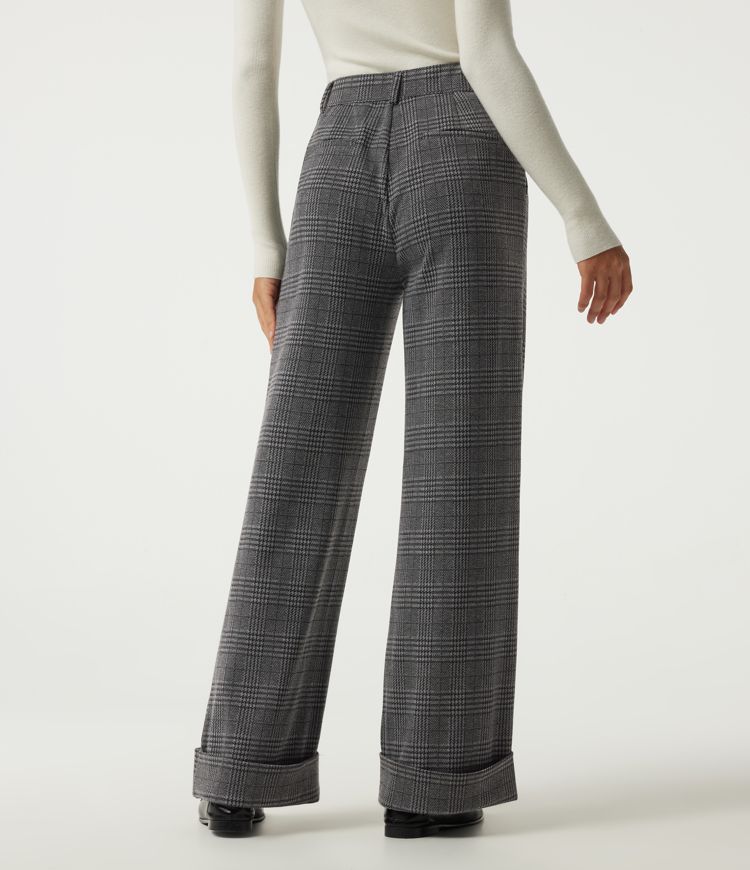 High Waisted Wide Leg Casual Pants with Pockets High Waisted Wide Leg Casual Pants with Pockets