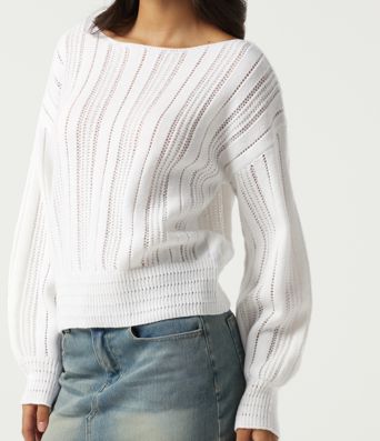 Round Neck Long Sleeve Casual Sweater