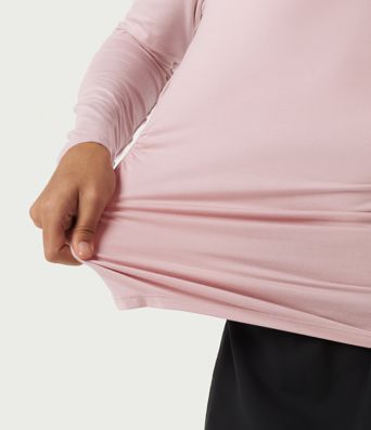Cowl Neck Long Sleeve Ruched Casual T-Shirt Cowl Neck Long Sleeve Ruched Casual T-Shirt