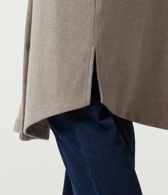 Hooded Long Sleeve Longline Casual Jacket with Pockets Hooded Long Sleeve Longline Casual Jacket with Pockets