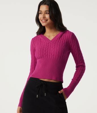 Hooded Slim Long Sleeve Casual Sweater