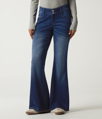 Jean flare Halara Flex™ à taille mi-haute avec poches Jean flare Halara Flex™ à taille mi-haute avec poches