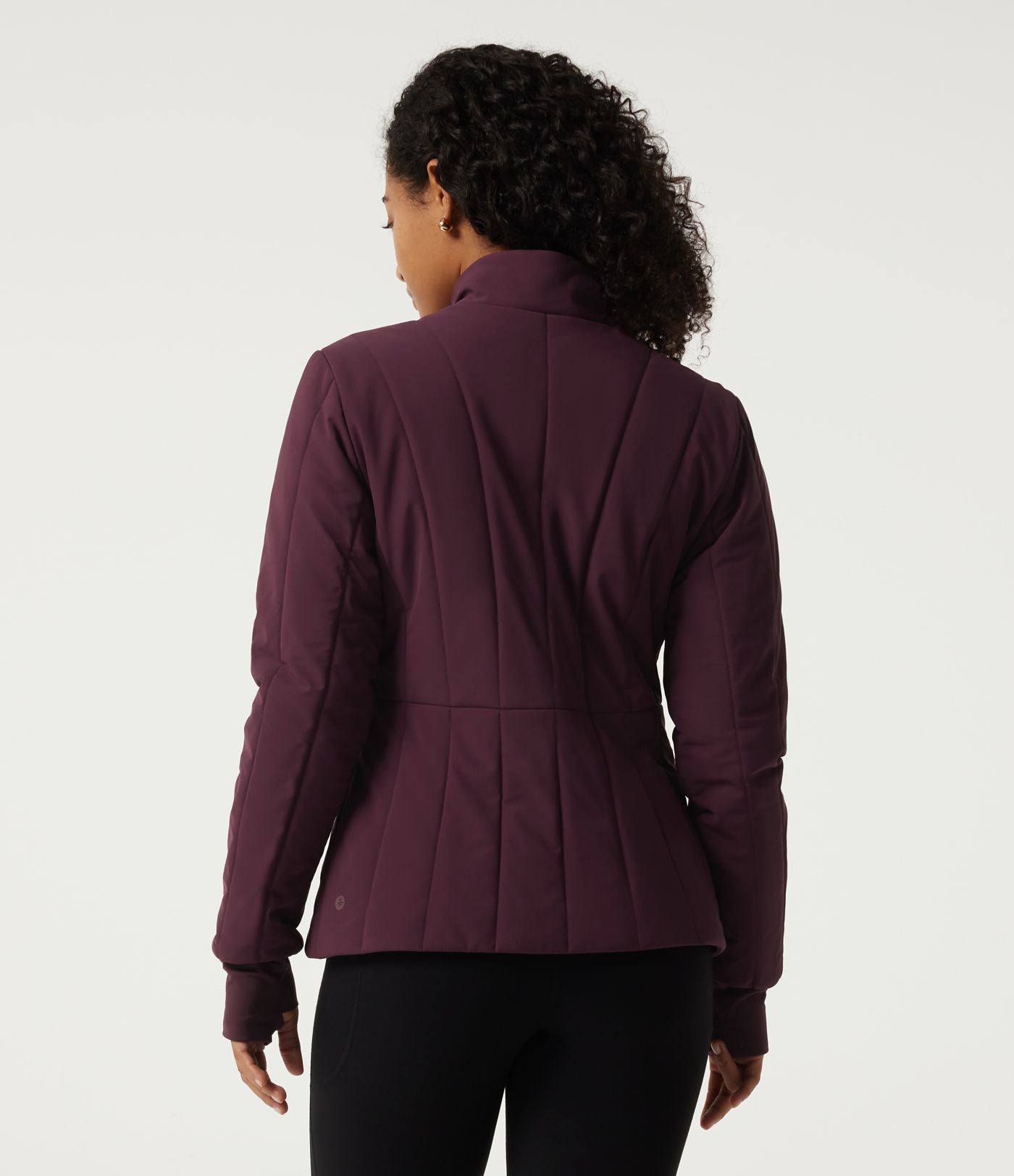 PuffFlex Wrinkle Recovery Mock Neck Slim Casual Padded Jacket with Pockets PuffFlex Wrinkle Recovery Mock Neck Slim Casual Padded Jacket with Pockets