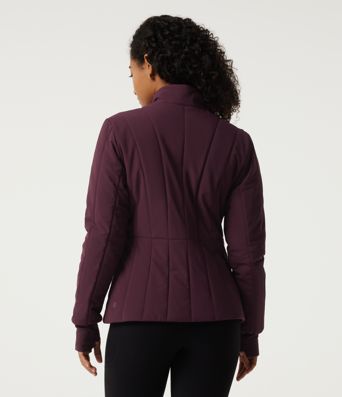 PuffFlex Wrinkle Recovery Mock Neck Slim Casual Padded Jacket with Pockets PuffFlex Wrinkle Recovery Mock Neck Slim Casual Padded Jacket with Pockets