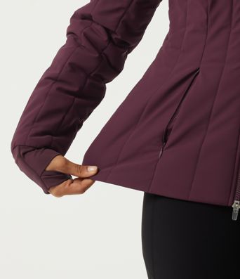 PuffFlex Wrinkle Recovery Mock Neck Slim Casual Padded Jacket with Pockets PuffFlex Wrinkle Recovery Mock Neck Slim Casual Padded Jacket with Pockets