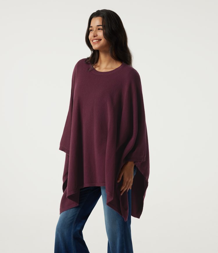 Round Neck Batwing Sleeve Casual Sweater