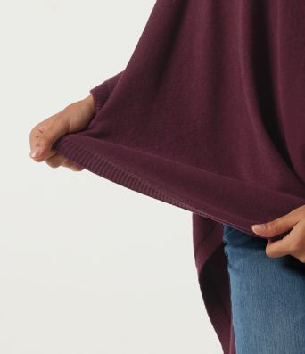 Round Neck Batwing Sleeve Casual Sweater