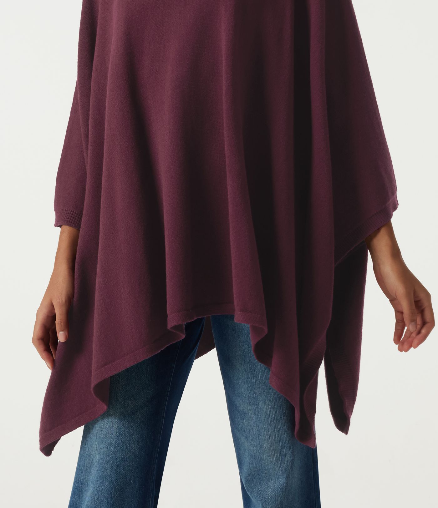 Round Neck Batwing Sleeve Casual Sweater