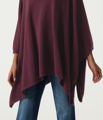 Round Neck Batwing Sleeve Casual Sweater