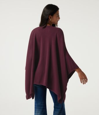 Round Neck Batwing Sleeve Casual Sweater