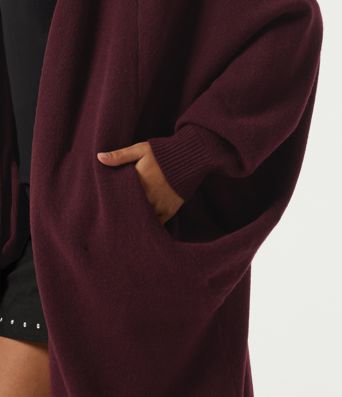 Raglan Long Sleeve Casual Cardigan with Pockets