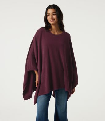 Round Neck Batwing Sleeve Casual Sweater