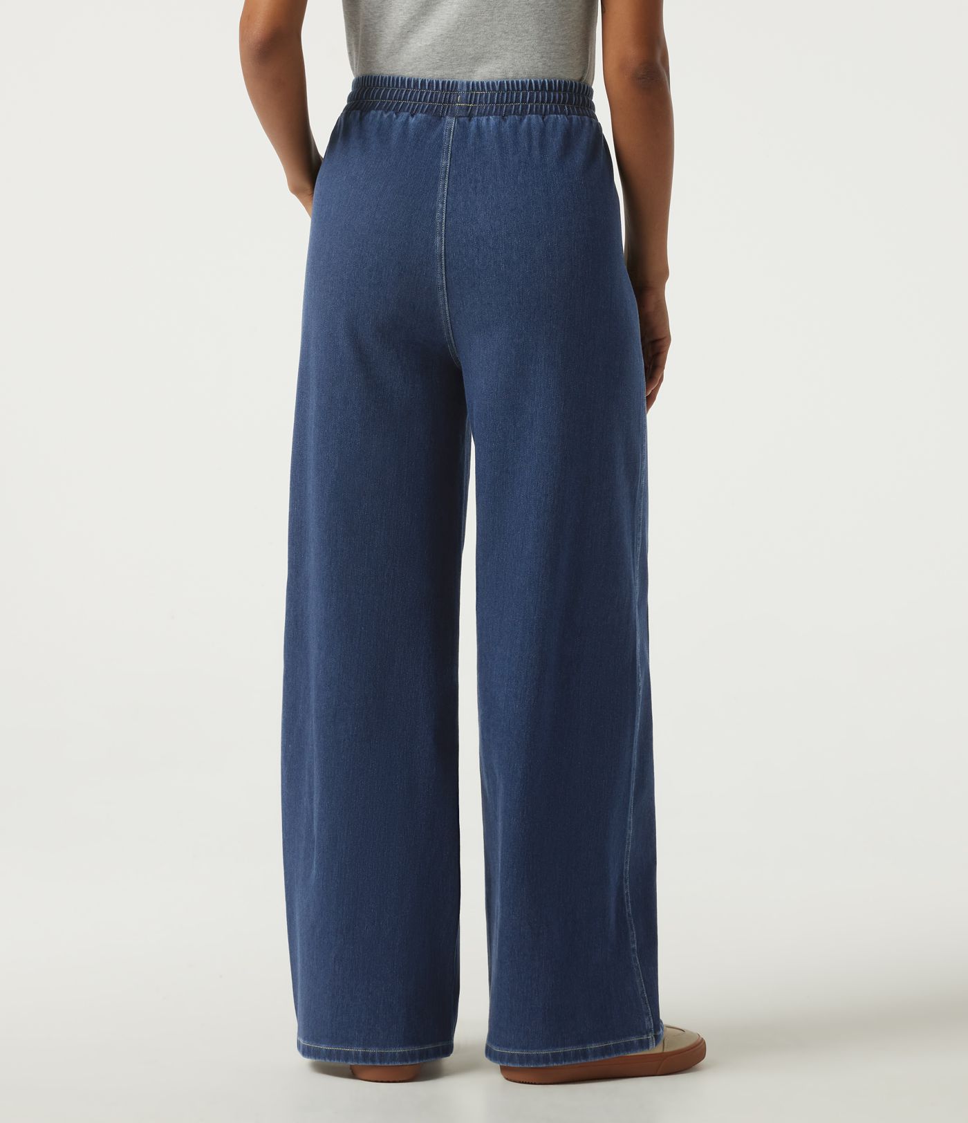Halara Flex™ High Waisted Drawstring Wide Leg Casual Jeans with Pockets