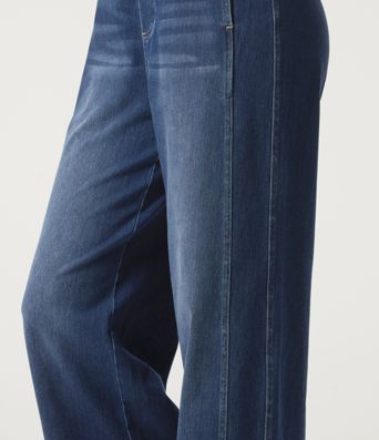 Halara Flex™ High Waisted Drawstring Wide Leg Casual Jeans with Pockets