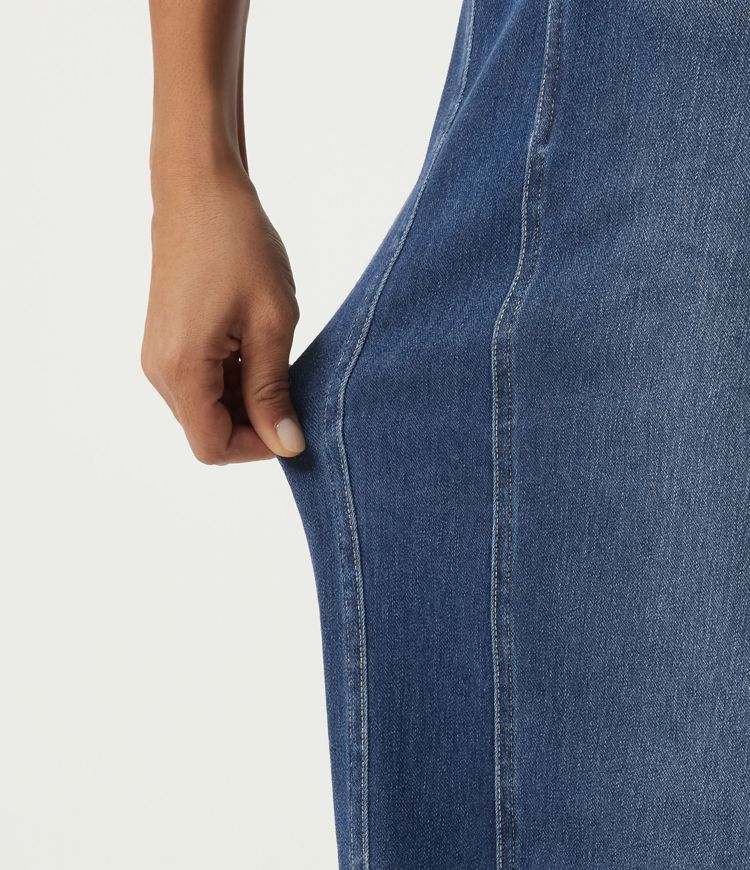 Halara Flex™ High Waisted Drawstring Wide Leg Casual Jeans with Pockets