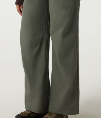 High Waisted Wide Leg Hiking Pants with Pockets High Waisted Wide Leg Hiking Pants with Pockets