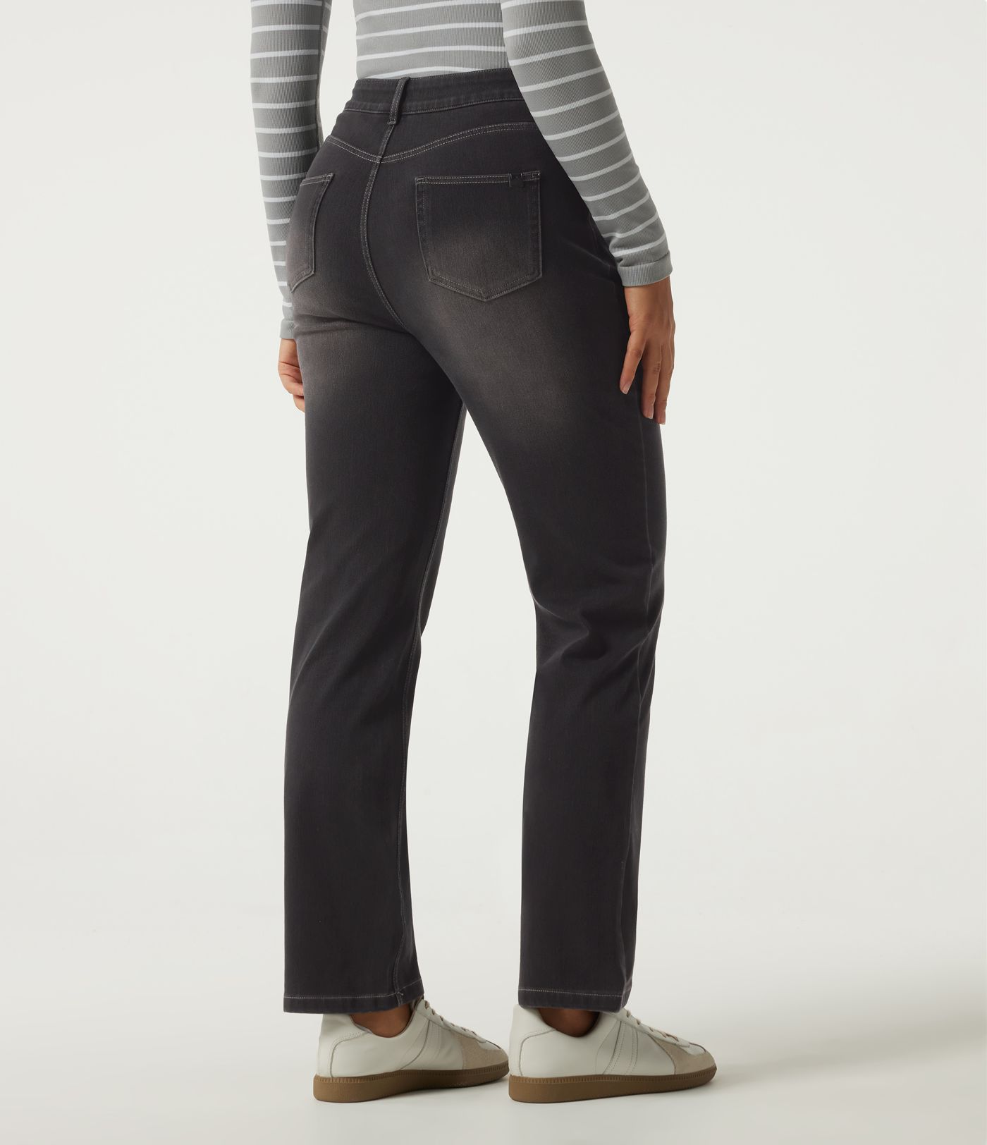 Halara Flex™ High Waisted Straight Leg Casual Jeans with Pockets Halara Flex™ High Waisted Straight Leg Casual Jeans with Pockets