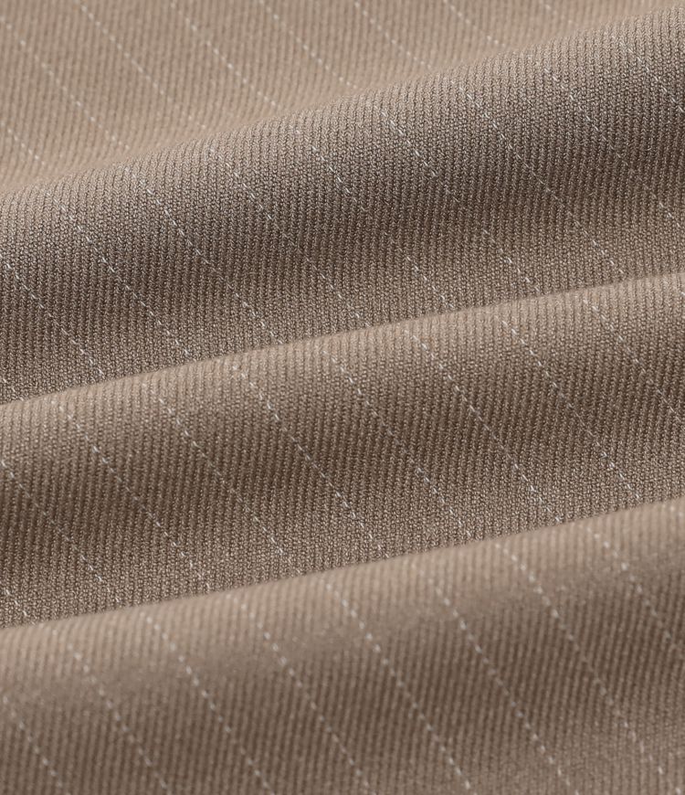 Mid Rise Straight Leg Stripe Work Pants with Pockets Mid Rise Straight Leg Stripe Work Pants with Pockets