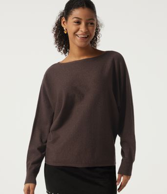 Round Neck Long Sleeve Tie Back Casual Sweater Round Neck Long Sleeve Tie Back Casual Sweater
