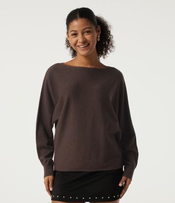 Round Neck Long Sleeve Tie Back Casual Sweater Round Neck Long Sleeve Tie Back Casual Sweater