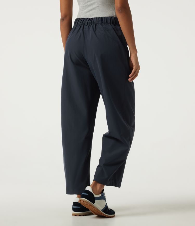 High Waisted Barrel Leg Hiking Pants with Pockets